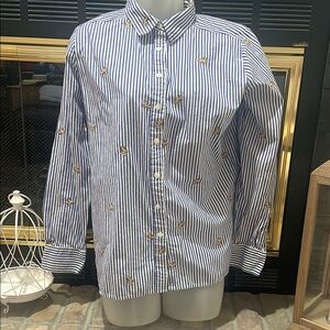 Loft blouse with embroidery